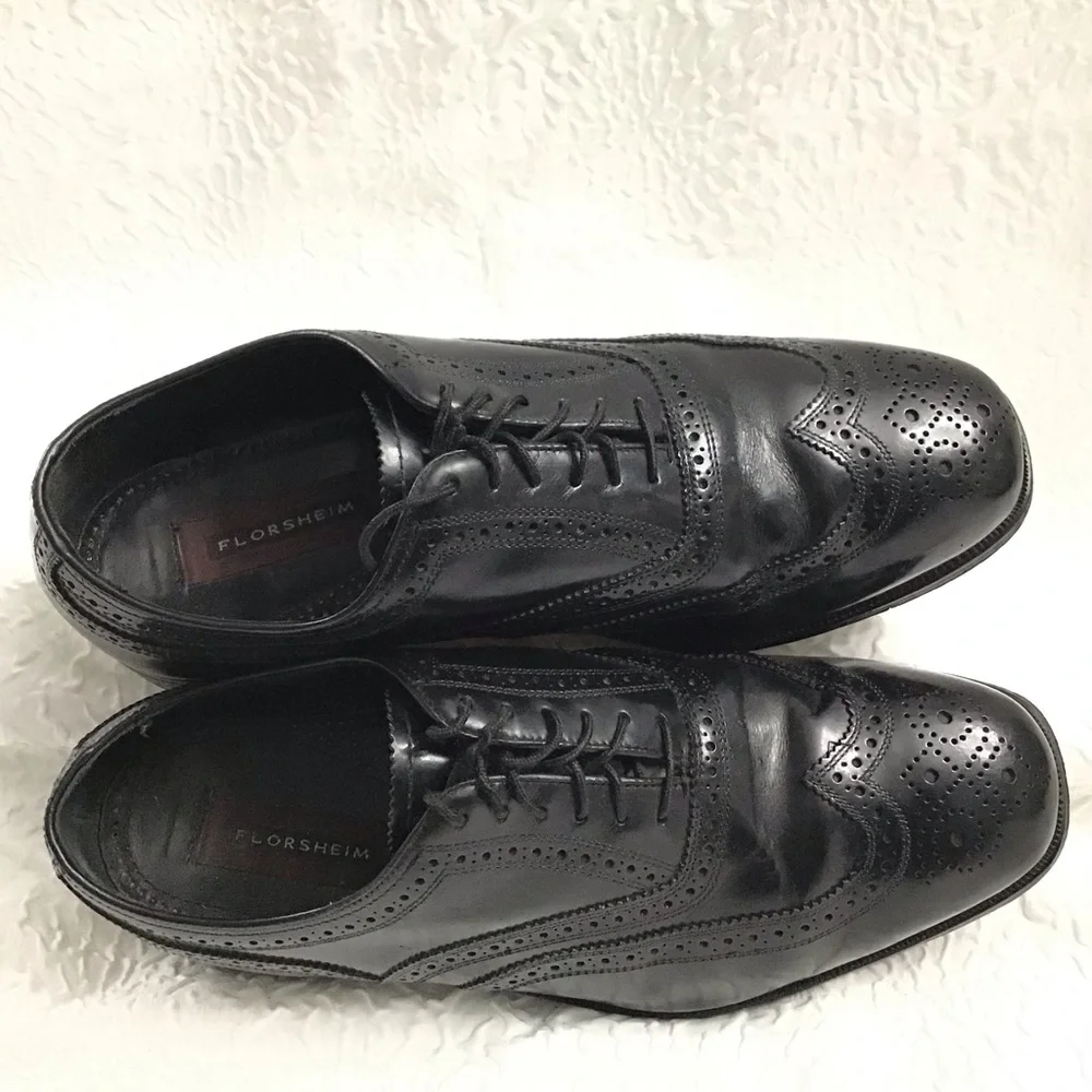 Florsheim Lexington Wingtip Lace-up Oxfords Dress Shoes - Picture 6 of 10